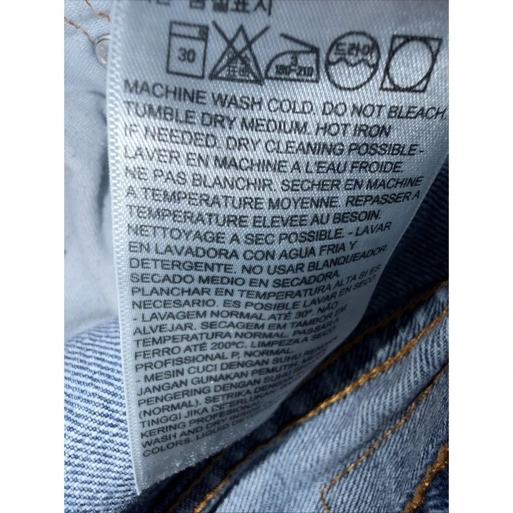 Levis 550 Relaxed Fit Mens Blue Jeans Medium Wash Tag 36x32 , 32x28 Casual Work